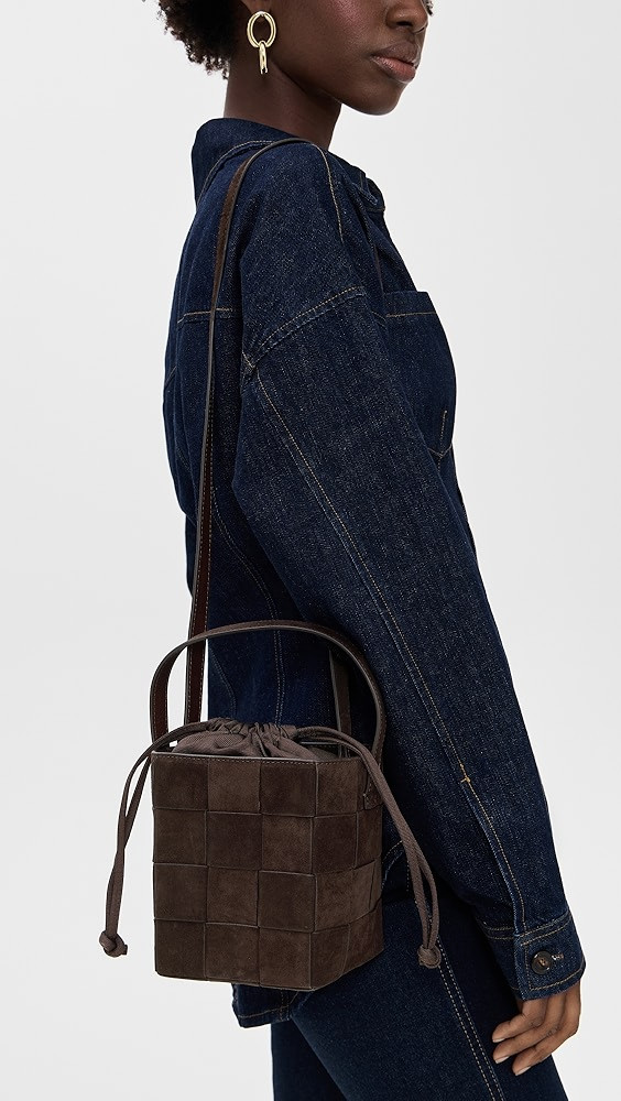 Laith Wide Woven Top Handle Bag | Shopbop