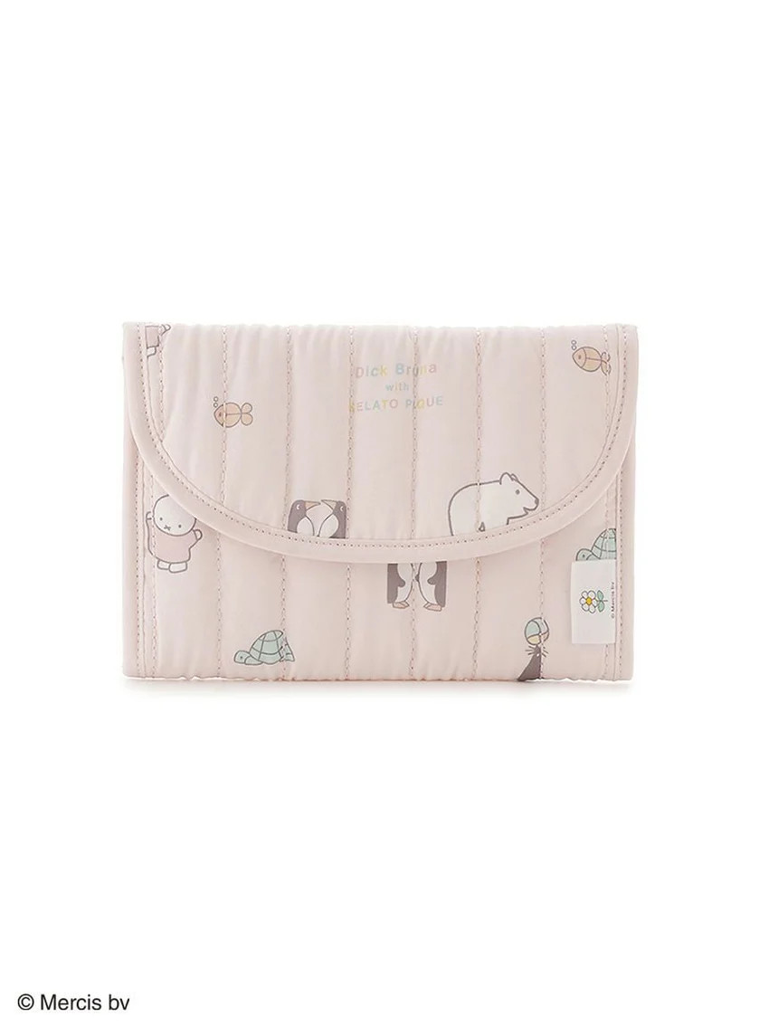 【Dick Bruna】Quilted All-Over Print Maternal and Child Health Handbook Case S | Gelato Pique