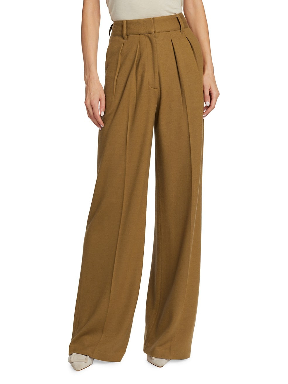rag & bone Shelly Wool Wide-Leg Pants | Saks Fifth Avenue