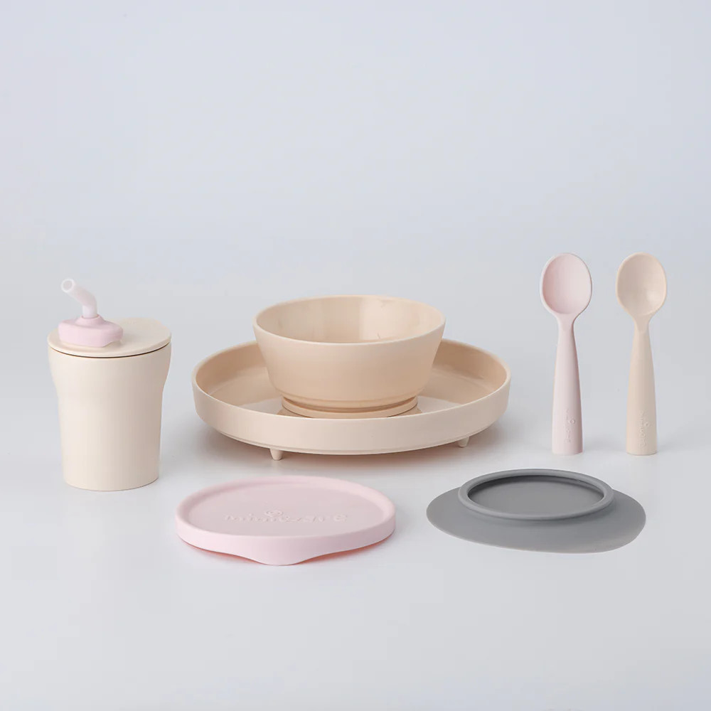 Complete Little Foodie Meal Set - Vanilla + Cotton Candy | Miniware | Miniware