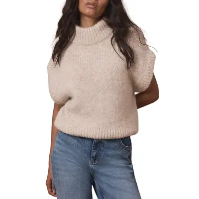 MINT VELVET Wool Blend Knit Top in Red at Nordstrom, Size Medium | Nordstrom