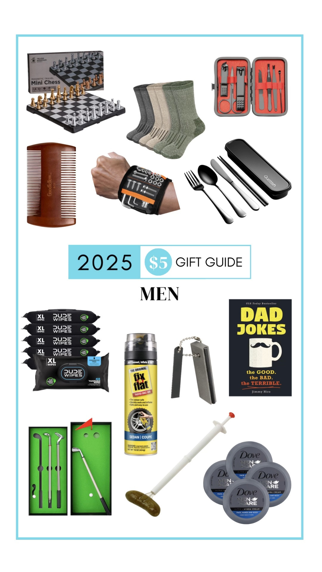 Why are men always the hardest to shop for!? These $5 gifts are perfect stocking stuffers and affordable gifts for any man in your life. 

#LTKMens #LTKGiftGuide