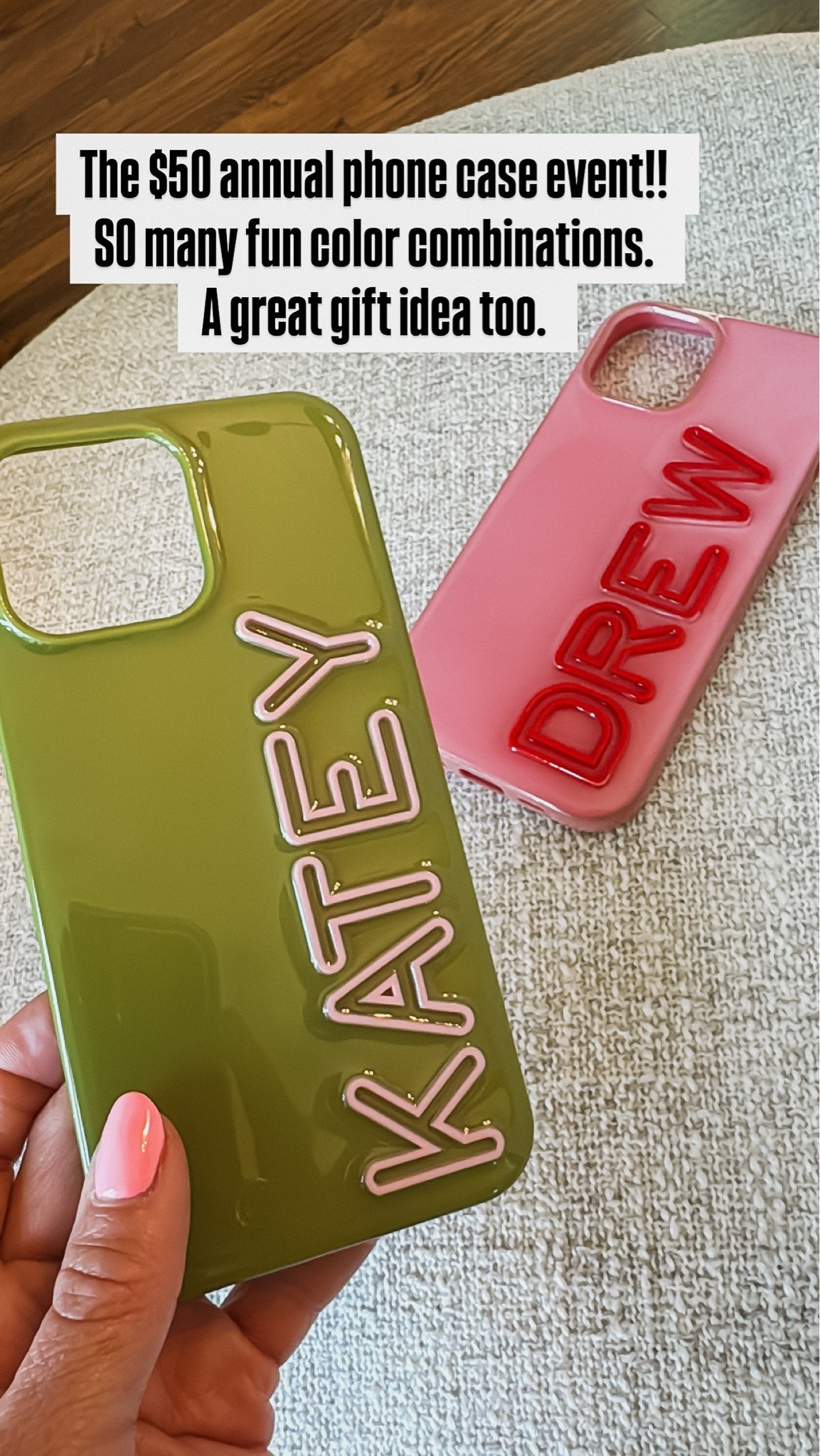 A fun pop of color!! The annual $50 phone case event at BaubleBar. 
Summer style. Teen style. Gift idea.

#LTKmomlife #LTKSeasonal #LTKSaleAlert