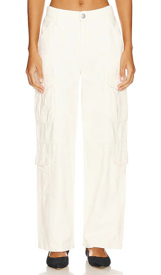 Rag & Bone Featherweight Cailyn Cargo in Ivory. - size 29 (also in 25, 26, 28, 30, 31) | Revolve Clothing (Global)
