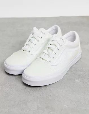 Vans Old Skool UV Glitter sneakers in white | ASOS | ASOS (Global)