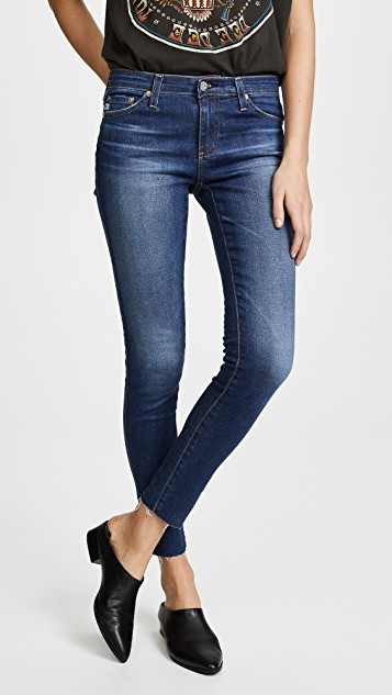 Raw Hem Legging Ankle Jeans | Shopbop