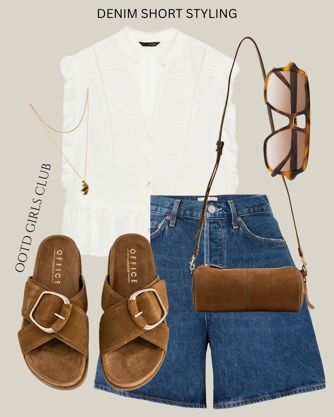 Denim short styling 

#LTKuk #LTKspring #LTKsummer
