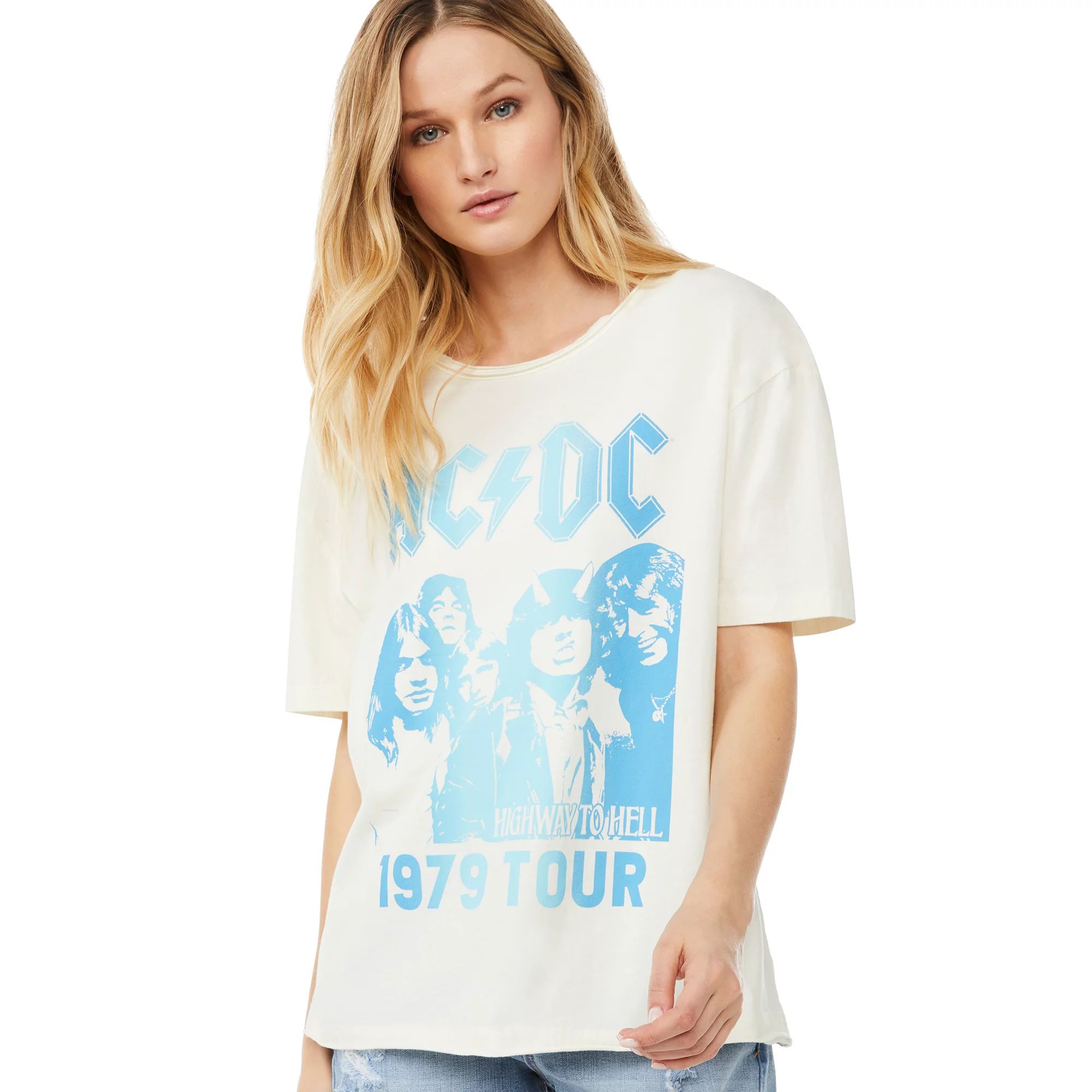 Scoop Women's AC/DC HTH Tour Band T-Shirt | Walmart (US)