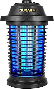DUNAGA Bug, Mosquito, Fly Zapper for Outdoor Indoor, Home, Backyard, Patio, Black | Amazon (US)