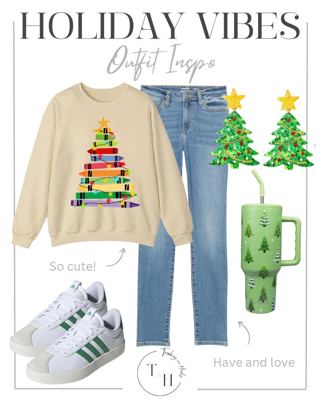 teacher  classroom style  teacher outfit  teacher style  teacher  work style  workwear   business casual  office outfit   teacher teacherfit ootd   trendteacher  teacher outfits  teacher ootd   teacher outfit ideas
Holiday outfit  Christmas tree sweatshirt  holiday ootd  Christmas tumbler  Christmas tree 

#LTKHoliday #LTKGiftGuide #LTKSeasonal