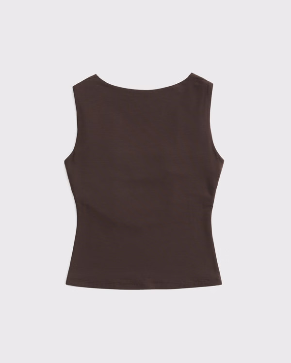 Draped Cowl Back Top | Abercrombie & Fitch (US)