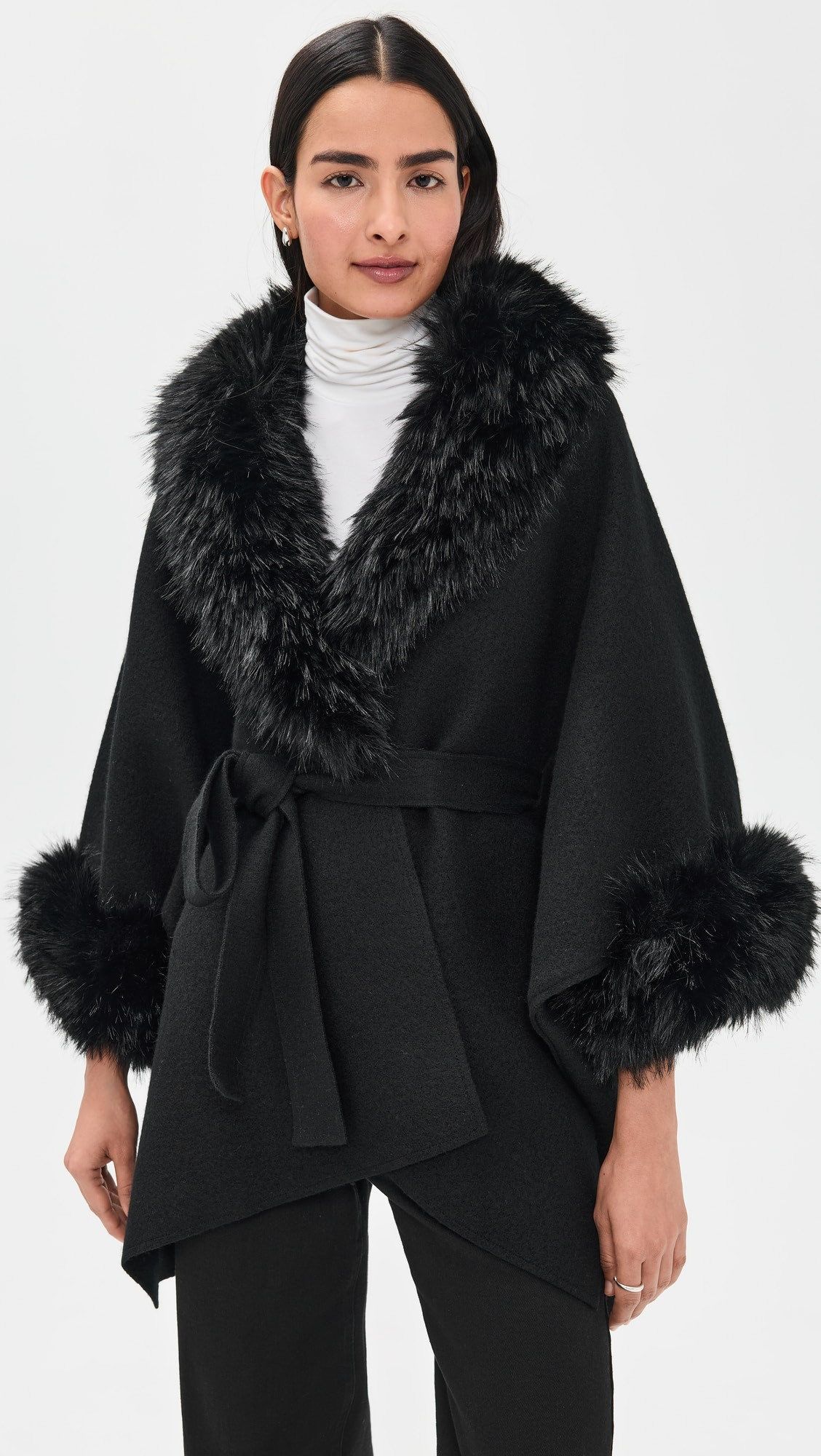 Faux Fur Trim Joanne Sweater Coat | Shopbop