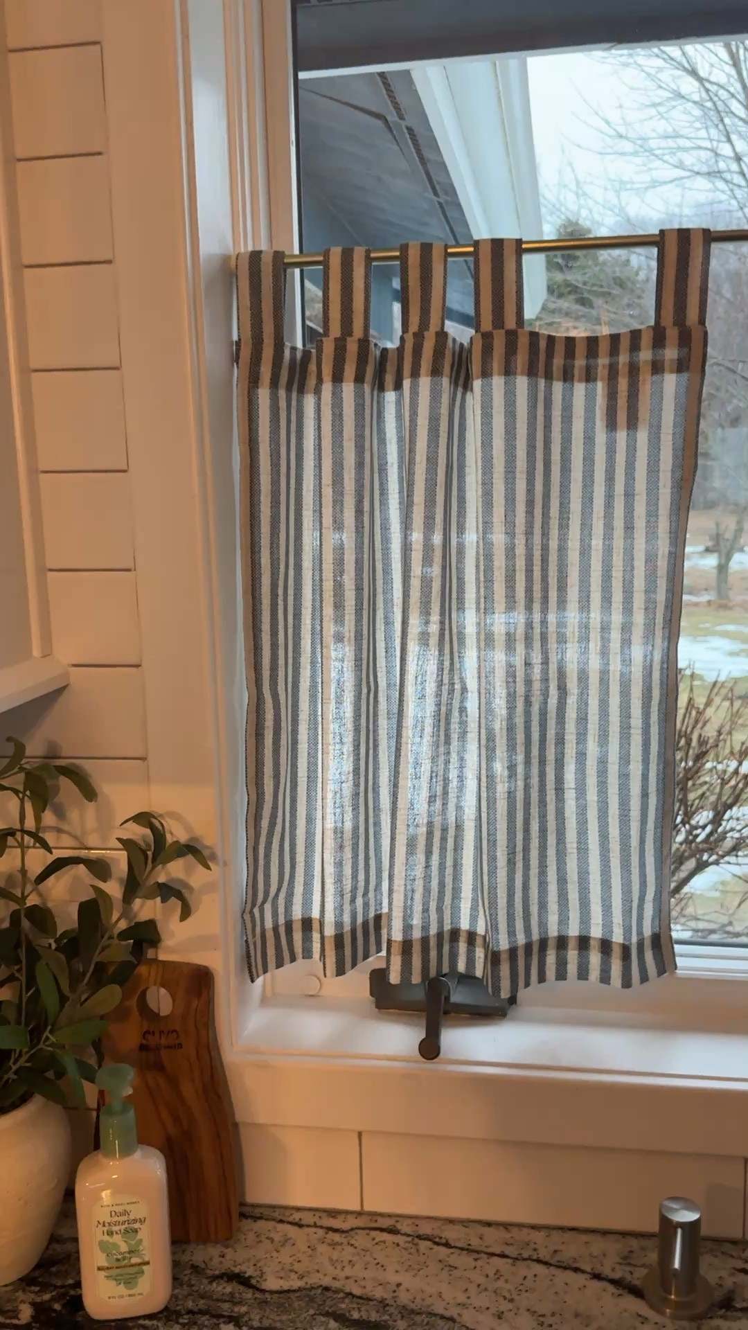 These café curtains added the best five to our kitchen! I absolutely love the softness that it created! Now our kitchen feels warm, welcoming and not quite so white and sterile. If you have a white Kitchen and want to add a pop-up color, this is an awesome option for you and super cost-friendly! 
#cafecurtains #cafecurtainrod￼

#LTKHome
