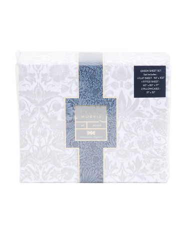 William Morris Strawberry Thief Sheet Set | TJ Maxx