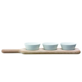 LSA Oak Paddle & Bowl Set | Ocado