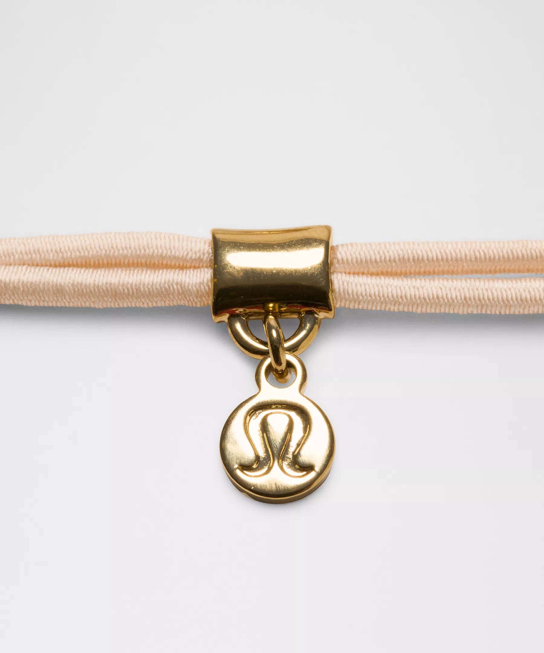 Logo Charm Hair Ties | Lululemon (US)