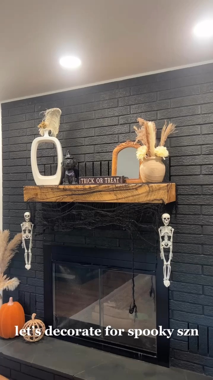 Spoooky season is actually my 2nd favorite time to decorate and it’s so fun. With our mantel this year I knew I had to get some fake spider webs!! I’m not done yet but waiting on my “yes you can go to TJ maxx” from the husband  

#LTKSeasonal