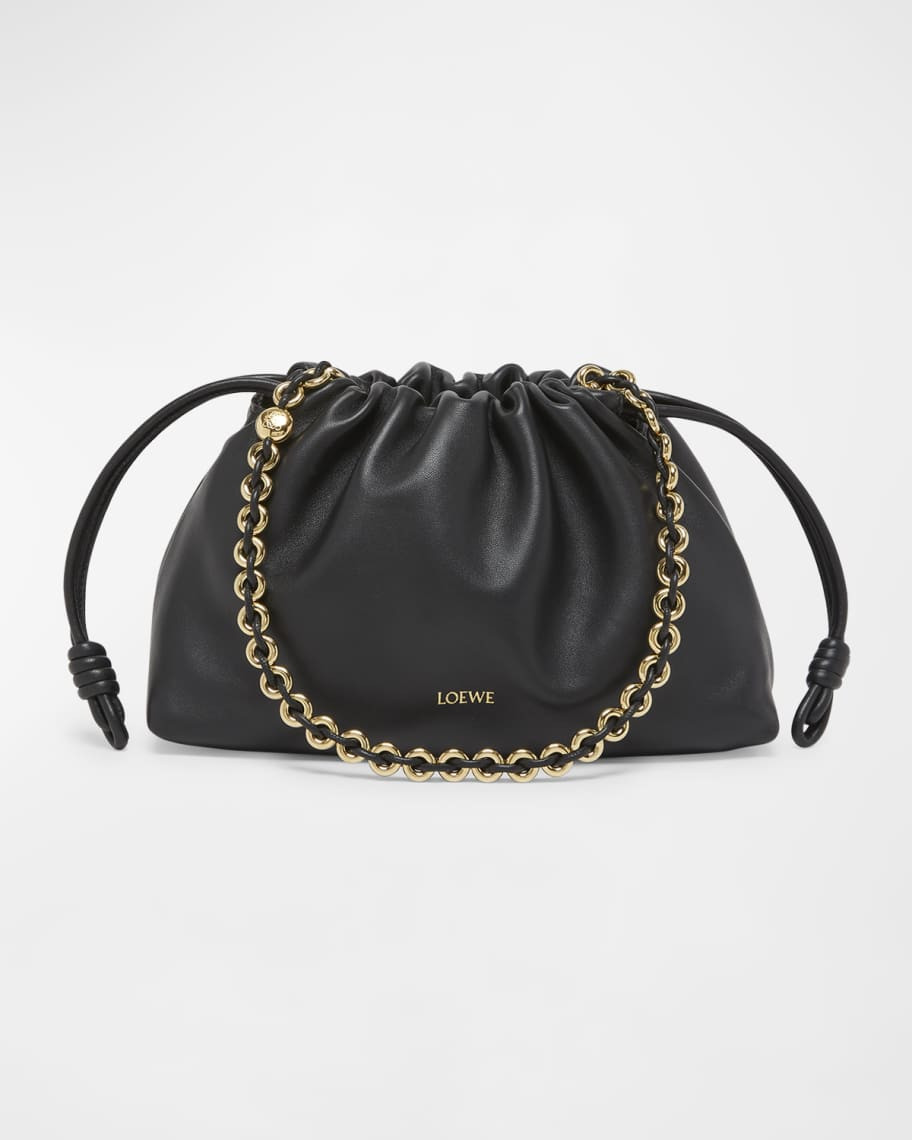 Flamenco Small Crossbody Bag in Napa Leather with Detachable Chain | Neiman Marcus