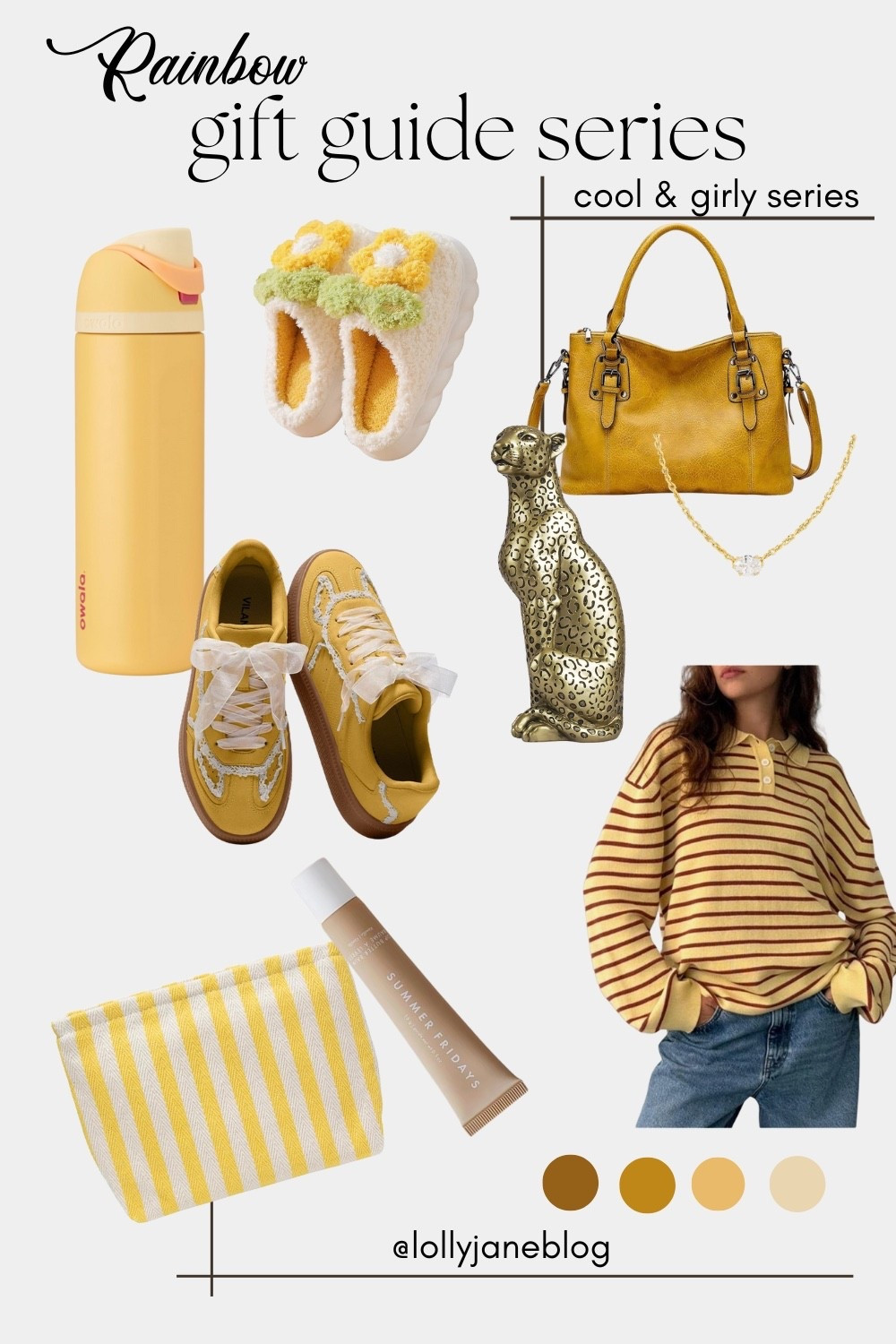 Rainbow Gift Guide: Yellow Edition! 💛⭐️🌻🙌🏼

A curated collection of Amazon favorites in one fun, cozy color. Easy to gift, easy to love. Happy holidays friends! 🫶🏻

#LTKSeasonal #LTKHoliday #LTKGiftGuide
