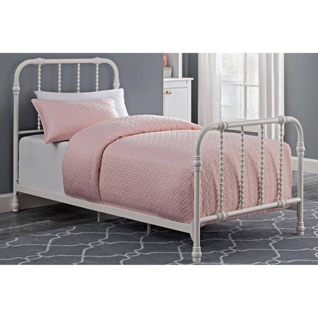 DHP Jenny Lind Metal Bed, White, Multiple Sizes and Colors - Walmart.com | Walmart (US)