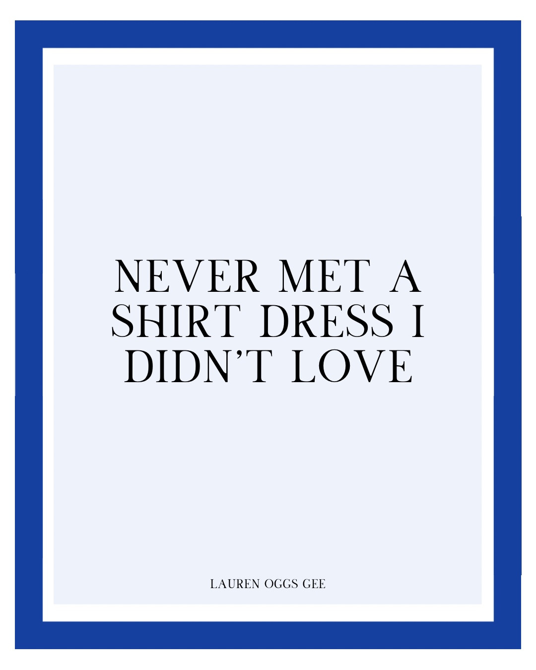 Never met a shirt dress I didn’t love… and these are no exception! 

From Amazon to Target to Anthropologie, I’ve rounded up the BEST shirtdresses for every vibe—mini, midi, or maxi. Effortless, chic, and totally wearable at any age. 

Which one is your fave? ⬇️✨ 

❤️ Follow for more
✈️ Share this with a friend
⬇️ Save this for later

#MidlifeStyle 
#AgelessFashion 
#ShirtDressSeason
#amazonfinds
#outfitinspiration 
#affordablefashion 
#outfitinspo
#laurenoggsgee
#over50style 
#lookalike
#shopltk
#ltkover50
#ltkover40
#lookforless
#ltkfindsunder50 
#ltkwatchnow
#getyourcolonoscopy
#ltksalealert


#LTKStyleTip #LTKMidsize #LTKOver40