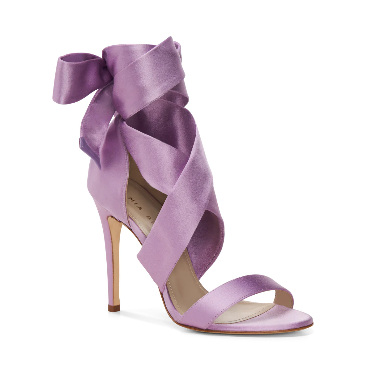 Allie Satin Lace-up Sandal 105 | Mia Becar