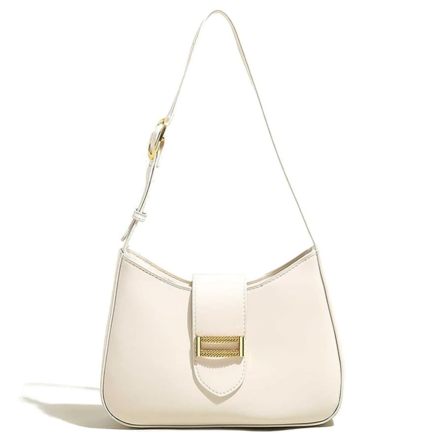 Classic Shoulder Bag,Retro Small Purse,Tote Bag for Women with Zipper Closure | Amazon (US)