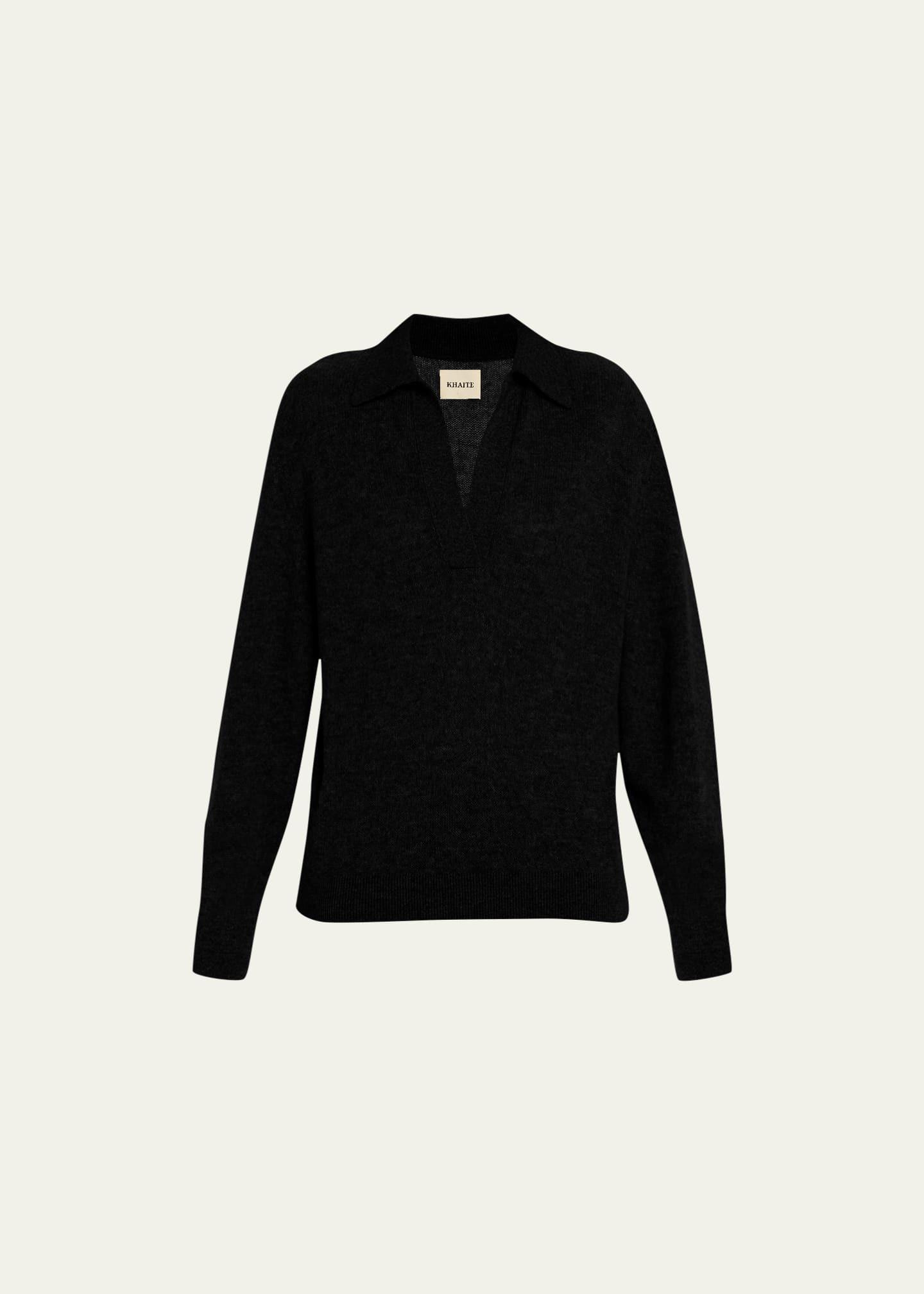 Khaite Jo Cashmere Featherweight-Knit Sweater | Bergdorf Goodman