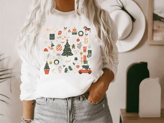 Christmas Sweatshirt Holiday Sweatshirt Little Things | Etsy | Etsy (US)