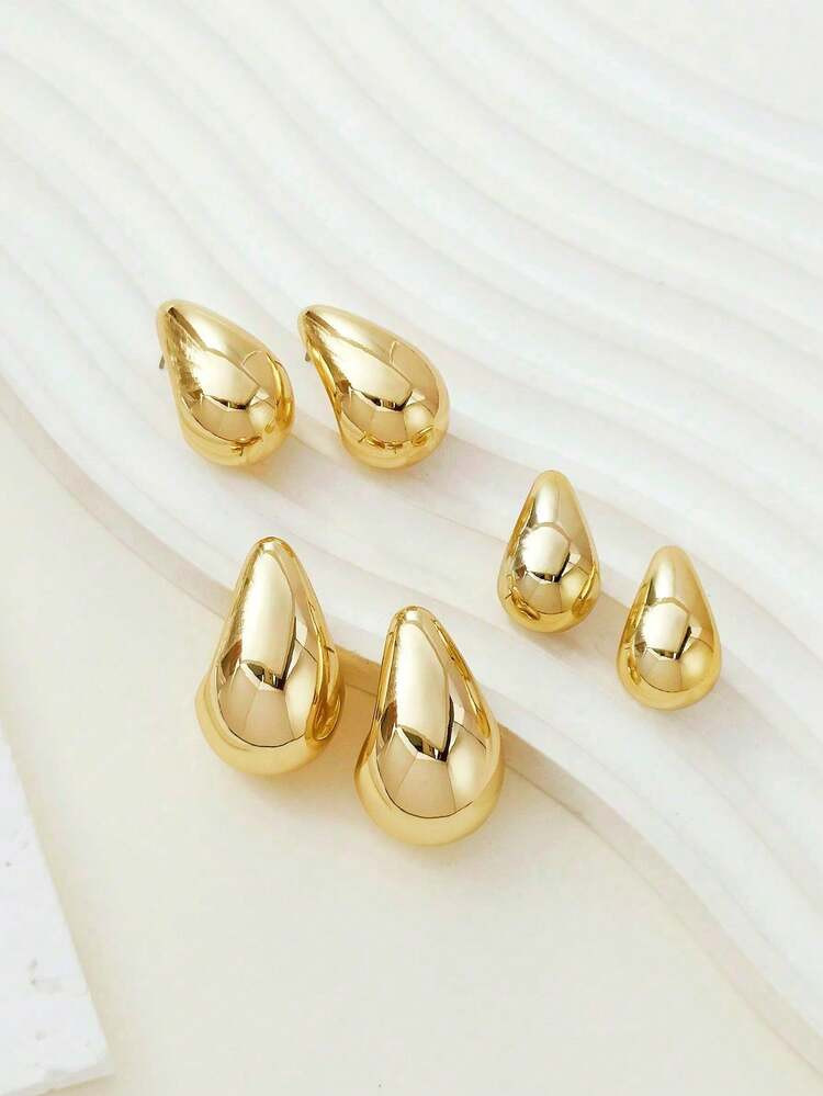 Water drop earring set | SHEIN
