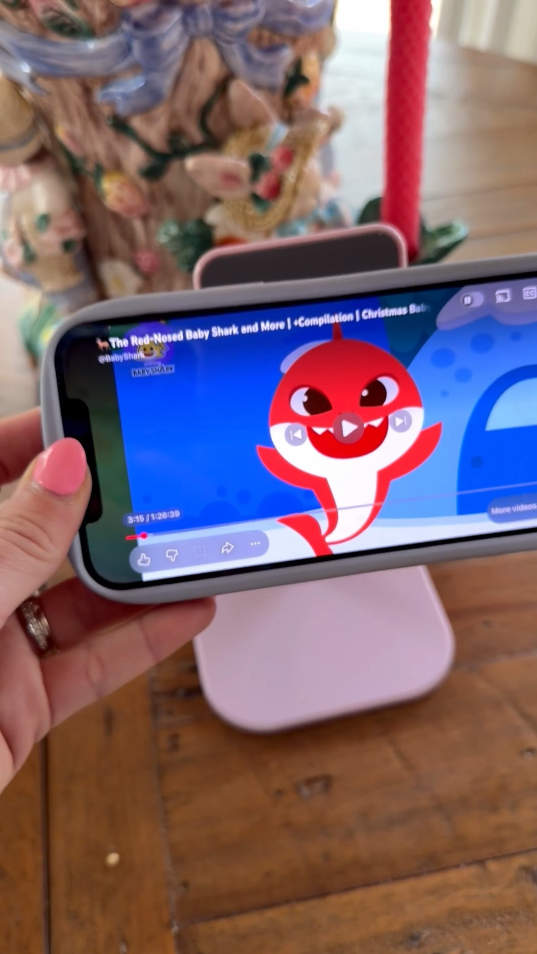 Amazon Phone Stand You’ll Use Daily 📱✨

One of those simple Amazon finds that makes everyday life so much easier 🤍 This adjustable phone stand is perfect for hands-free watching, FaceTime, recipes in the kitchen, or keeping little ones entertained (hi, Baby Shark 😂🦈).

I love how sturdy and adjustable it is—and the soft pink color is so cute on a desk or counter 💕 Such a great affordable find that I use constantly! 🙌

#LTKstorytime #LTKKids #LTKmomlife