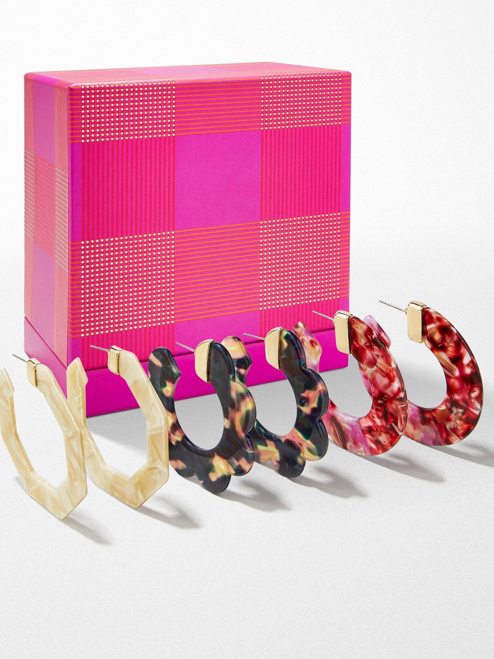 On A Roll Resin Hoop Gift Set (Value: $108) | BaubleBar (US)