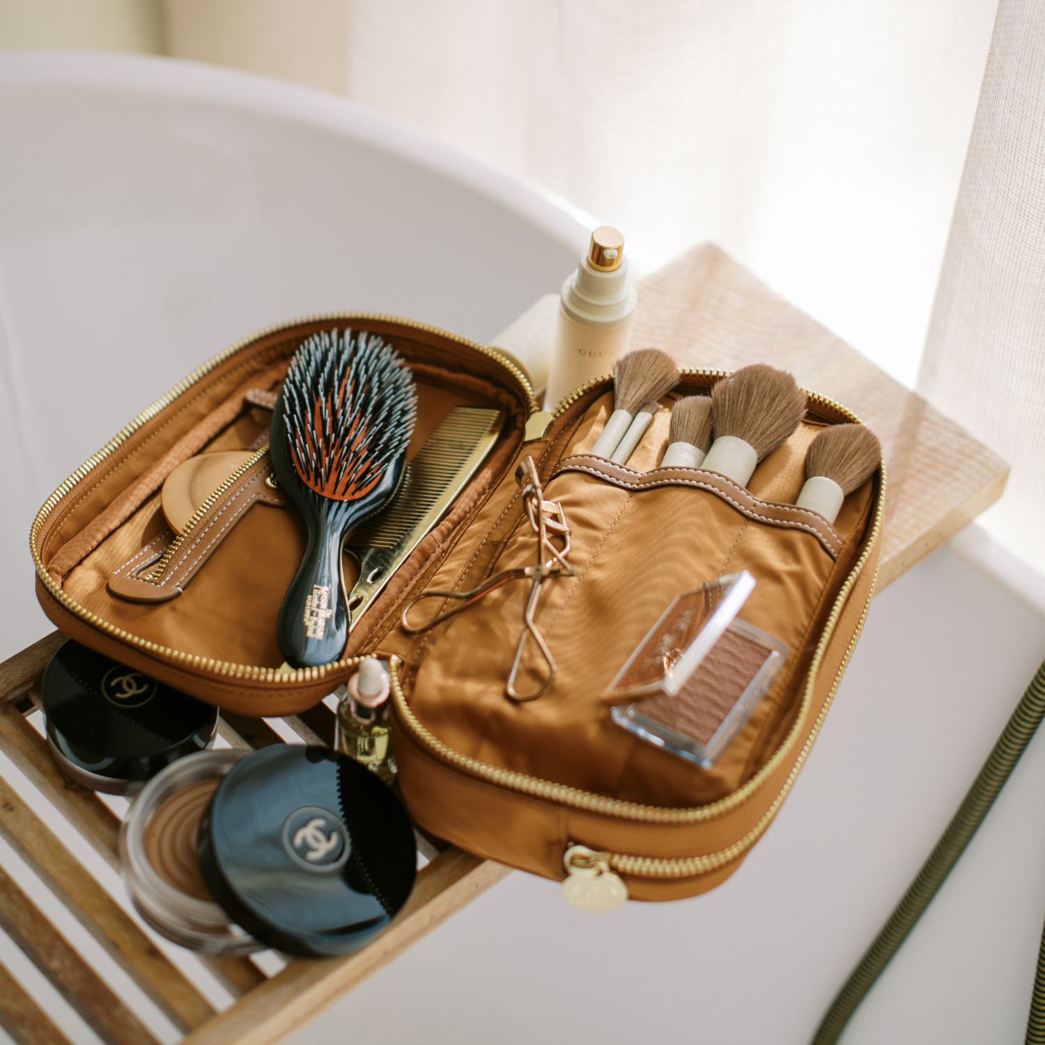 Double Zip Makeup Travel Pouch - Customizable | Stoney Clover Lane | Stoney Clover Lane