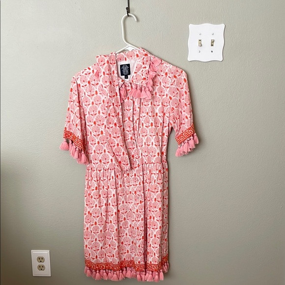 Elizabeth Wilson Designs Pink Patterned Dress | Poshmark