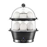 Chefman Electric Egg Cooker Boiler, Rapid Egg-Maker & Poacher, Food & Vegetable Steamer, Quickly Mak | Amazon (US)