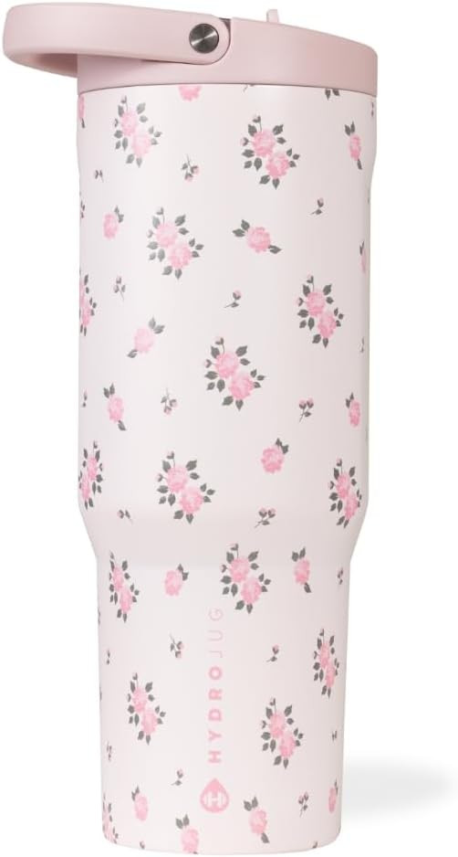 HydroJug Sport - Stainless Steel Tumbler with Straw, Vacuum Insulated, 32oz Leakproof Water Bottl... | Amazon (US)