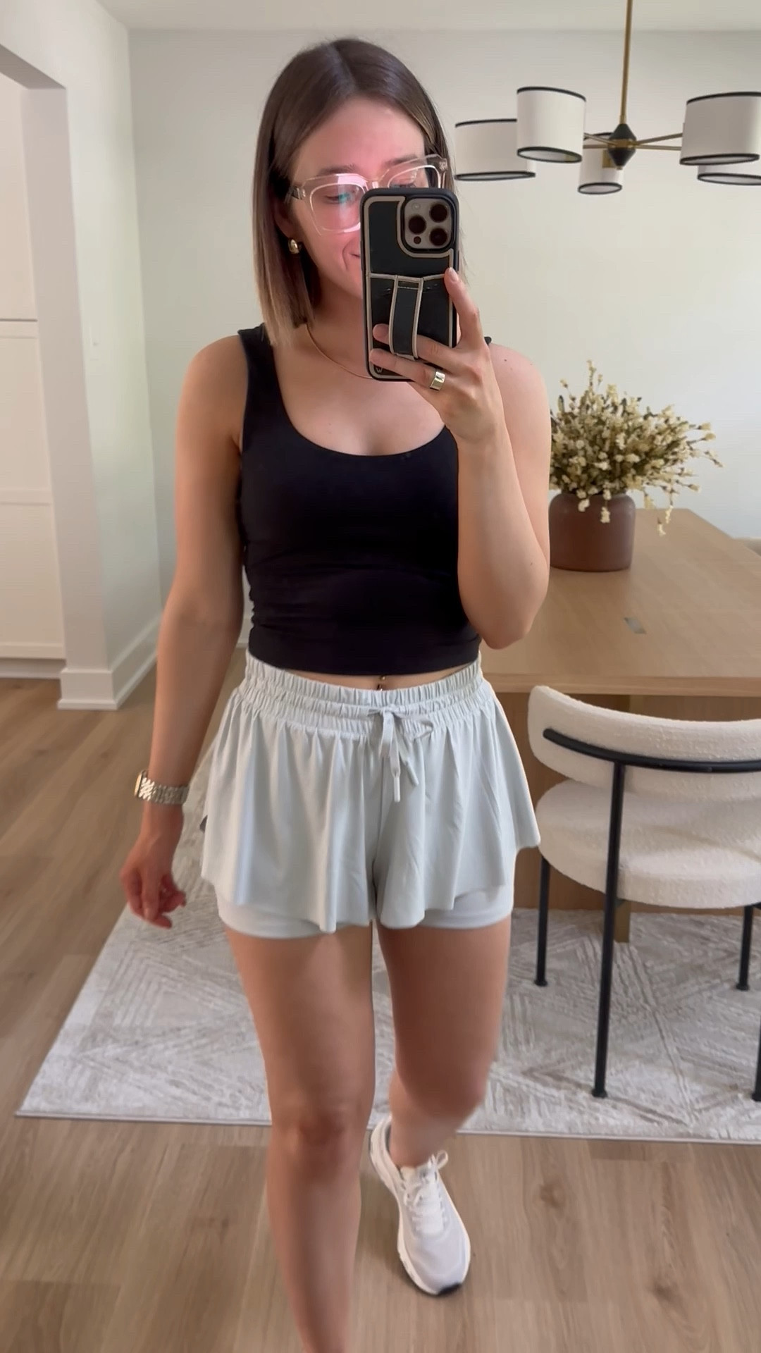 Harmony and Balance flowy active shorts 

Fabletics twist open back black sports bra tank xs tts

On Cloud Form 2 TT in ivory/cream 

Workout shorts, workout top, workout tank, pastel top, activewear, athletic shorts, On Cloud sneakers, On Cloud, sneakers, travel outfit, lounge outfit, gold jewelry, stack ring, gold band, sports bra, flutter shorts, butterfly shorts 


#LTKTravel #LTKSummerEdit #LTKActive