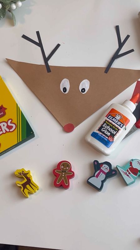 Rudolf craft to work on shapes this Christmas 

#LTKunder50 #LTKkids #LTKHoliday