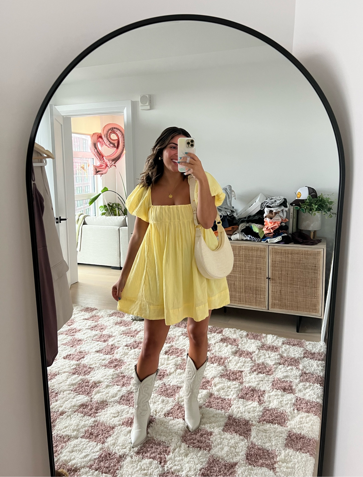 Obsessed with this Free People dress, the fit is so flattering. I sided down once to a S (typically an M) and it’s perfect! Under $100

#LTKunder100 #LTKSeasonal #LTKFind