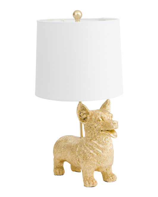 11x21 Corgi Dog Table Lamp | TJ Maxx