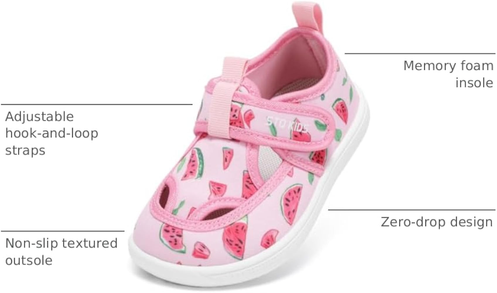Toddler Wide Toe Box Water Shoes: Boys Girls Zero Drop Beach Sandals Summer Kids Barefoot Swim Po... | Amazon (US)