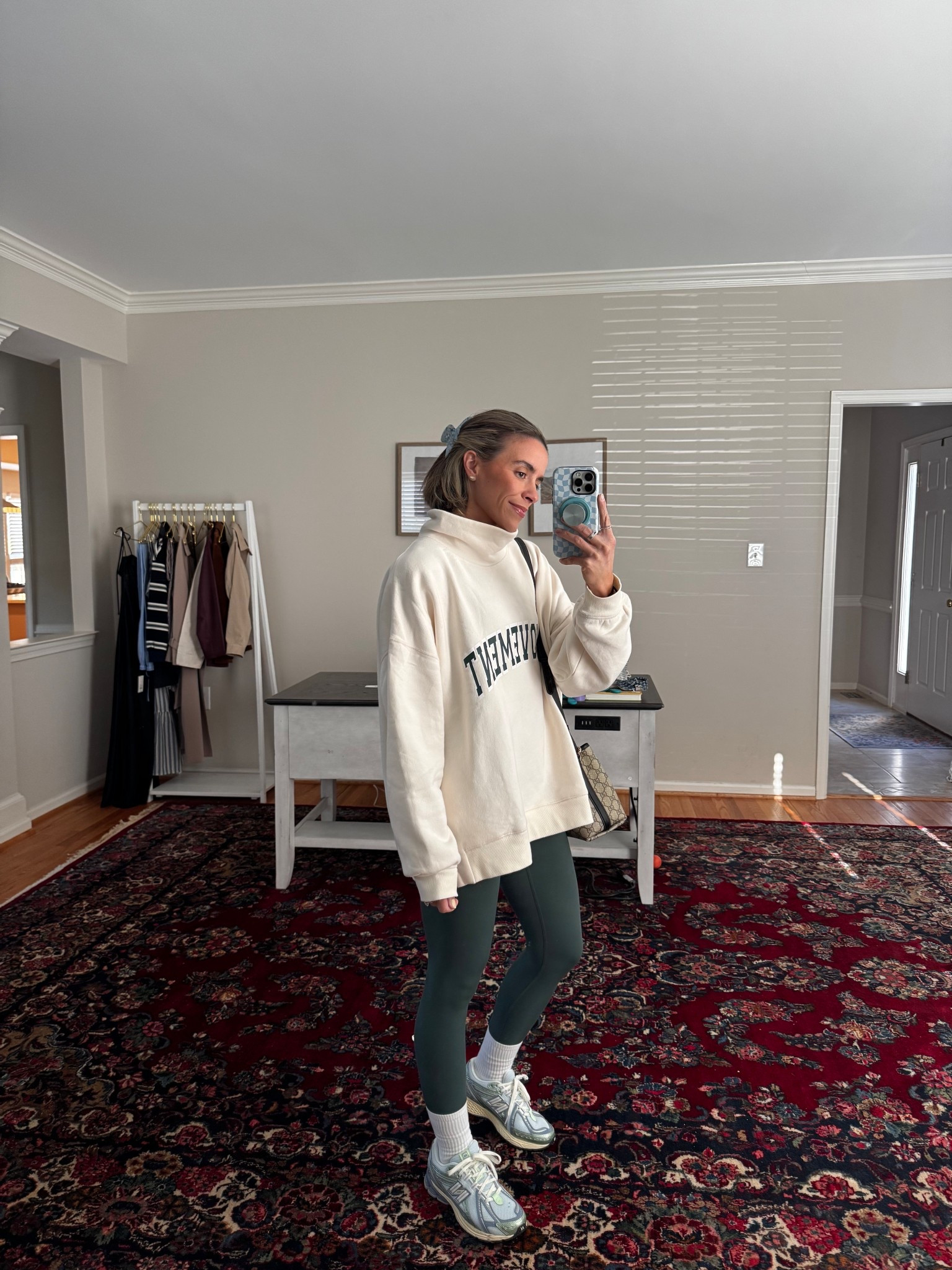 Small sweatshirt 
XS leggings

#LTKActive