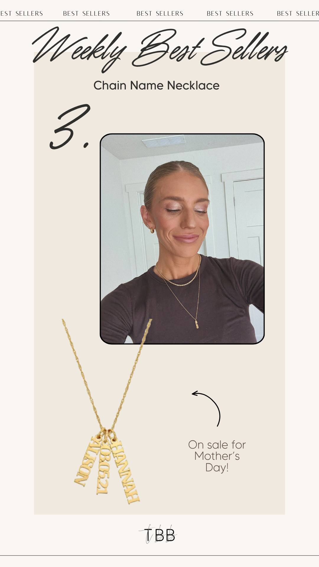 This is truly the perfect Mother’s Day gift. It’s also on sale! I have Blake’s name on mind and just added Noa’s!

 

#LTKSaleAlert #LTKmomlife #LTKMothersDay