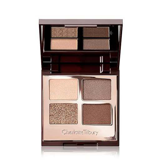 Charlotte Tilbury Luxury Palette Eyeshadow - Shimmer, Metallic & Satin Matte Eyeshadow Quad with ... | Amazon (US)