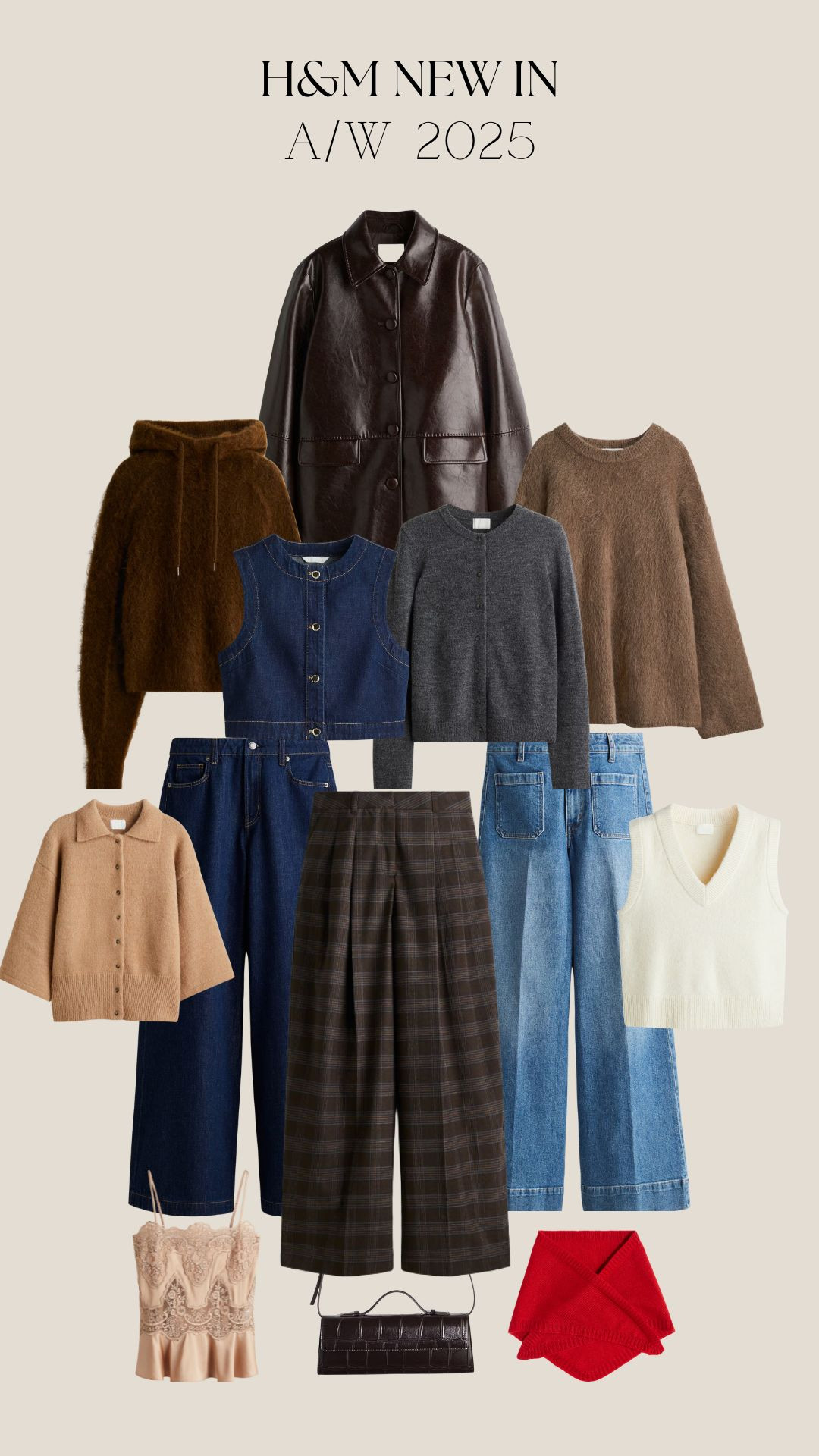 H&M new in for A/W 2025, transitional fashion, denim, knitwear, high street finds, matching set, autumn jacket  

 #LTKuk #LTKautumn #LTKstyletip