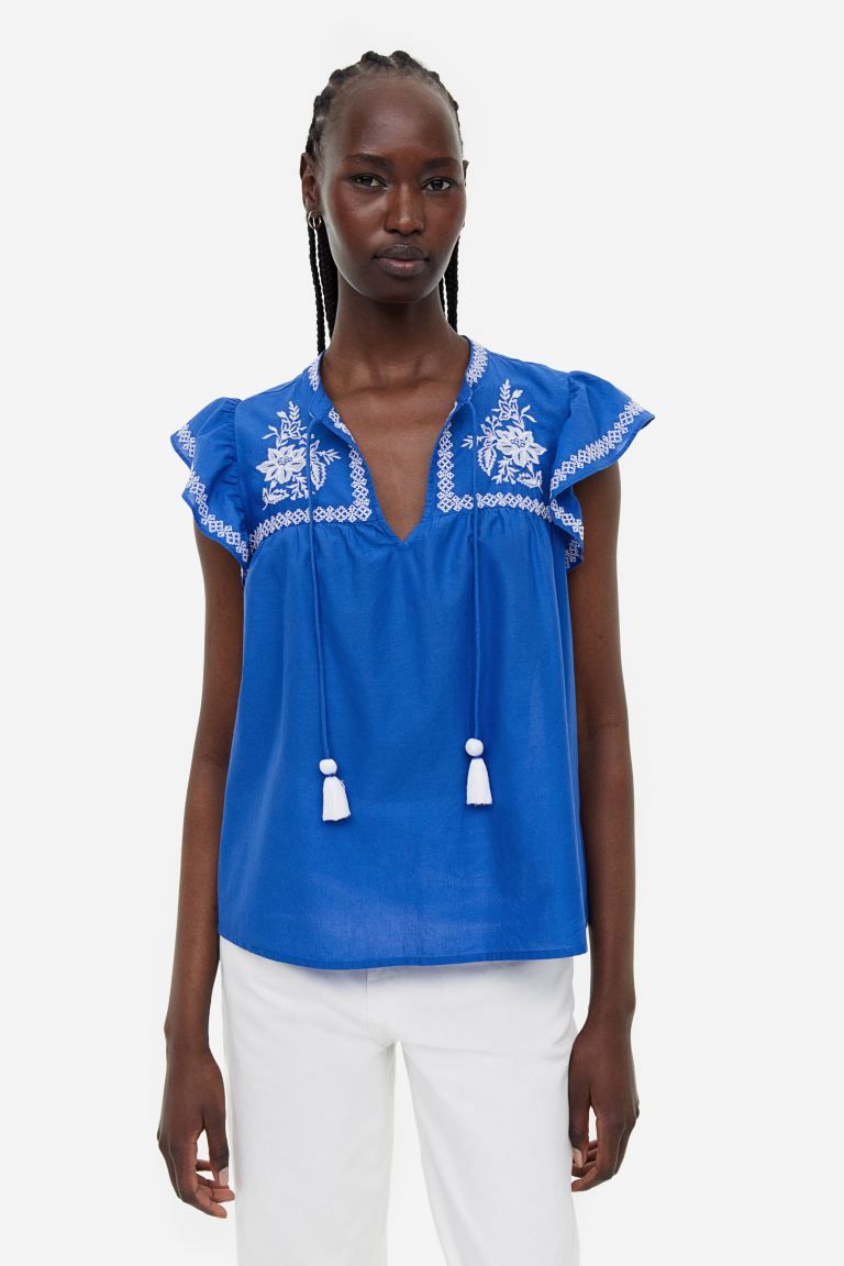 Embroidered Blouse | H&M (US + CA)