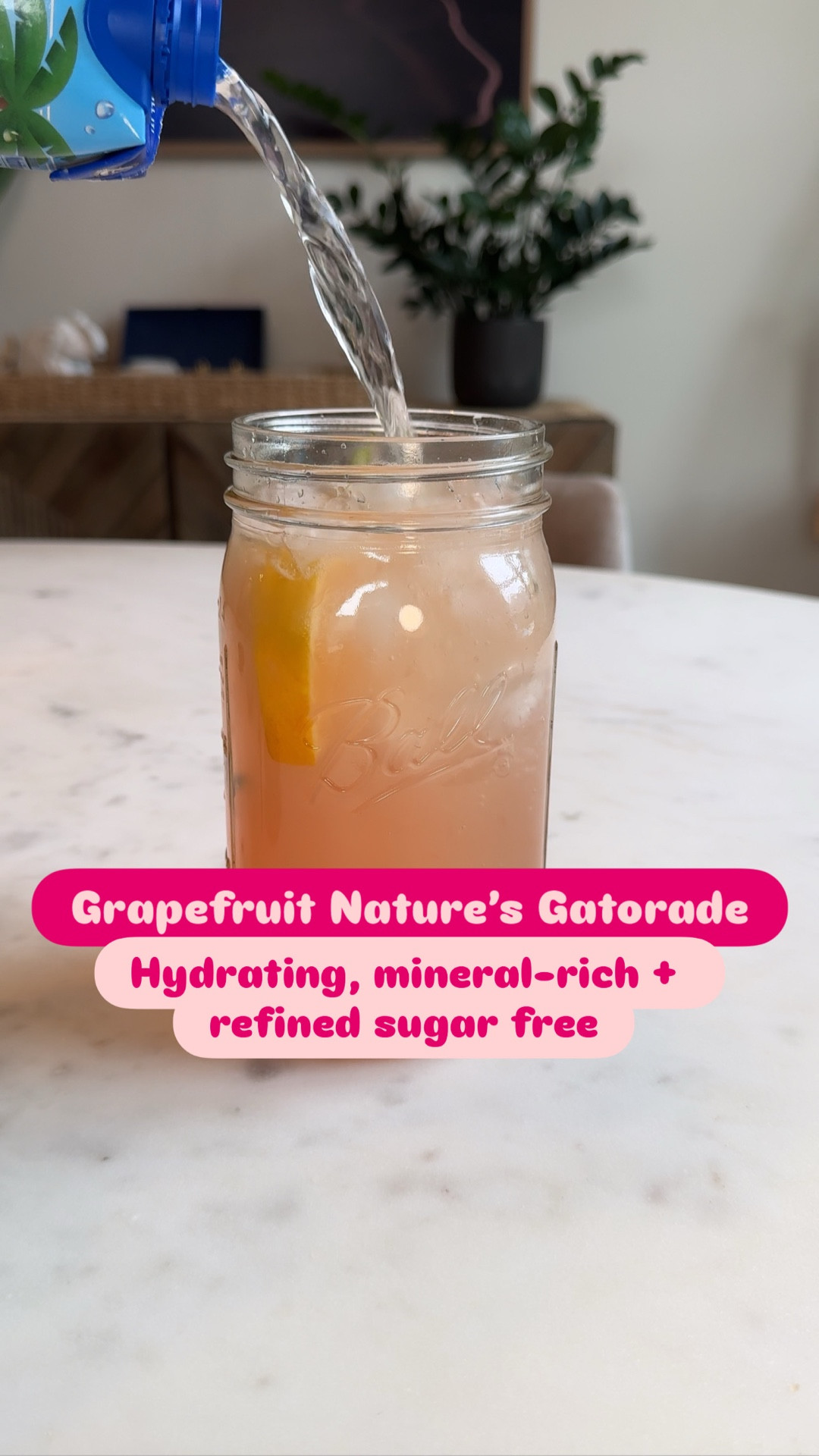 💧Staying hydrated doesn’t have to be boring. I alternate between plain and sparkling water, clean hydration supplements, and these “nature’s Gatorade” combos. This is my current Grapefruit version 👏🏽

#LTKSeasonal #LTKHome