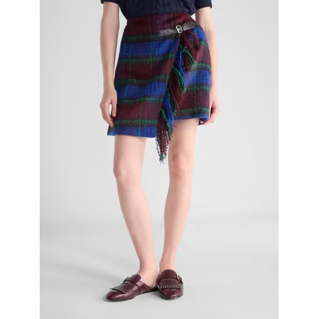 Free Assembly Women's and Women's Plus Fringe Wrap Mini Skirt, Sizes XS-4X | Walmart (US)