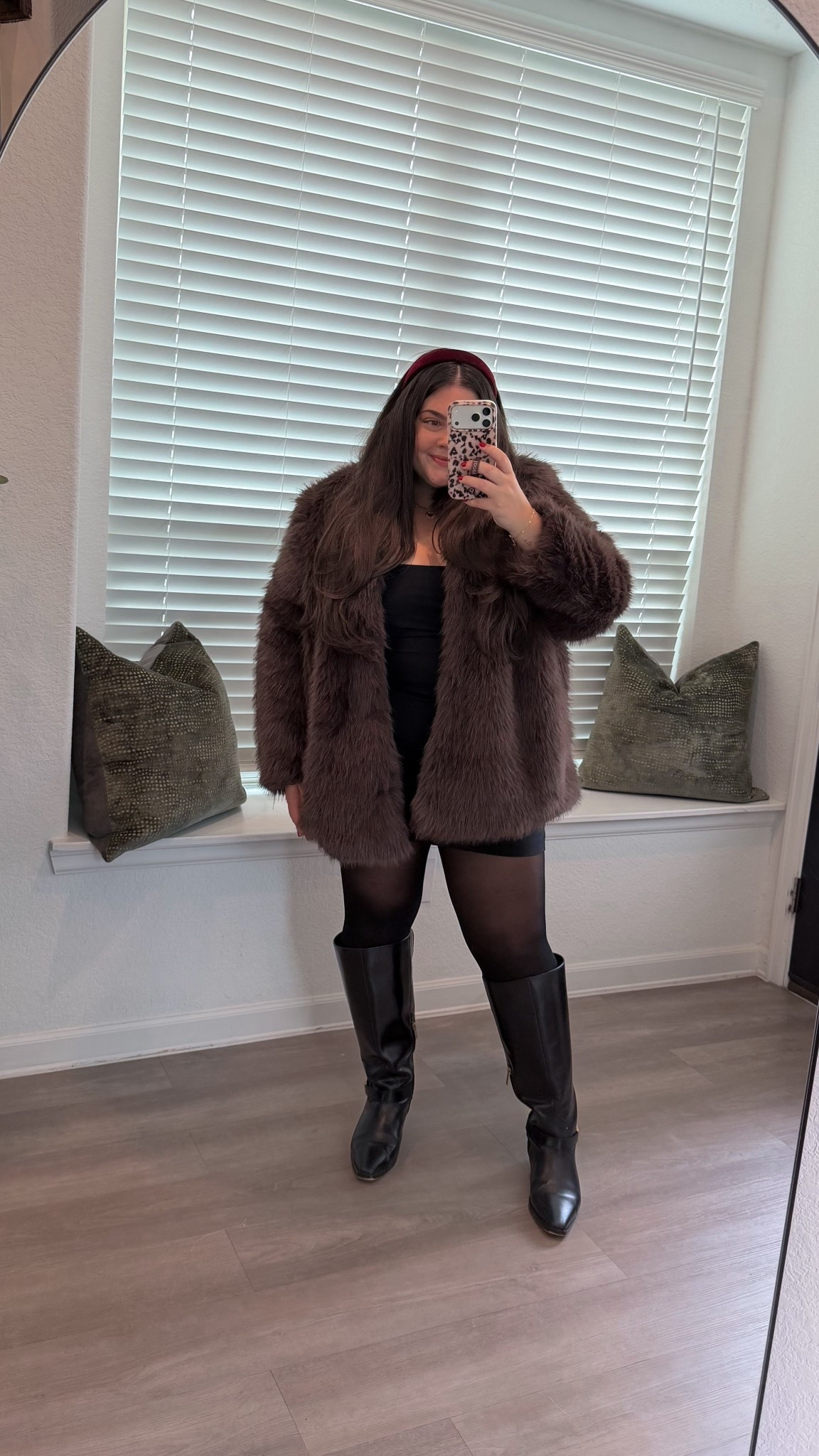 H&M. Faux fur jacket. Statement jacket. Brown fur jacket. Brown faux fur jacket  Winter jacket. Winter outfit. Holiday outfit. Holiday party outfit. Tights outfit. Skort outfit. Cyber week. Holiday style.

#LTKHoliday #LTKGiftGuide #LTKCyberWeek