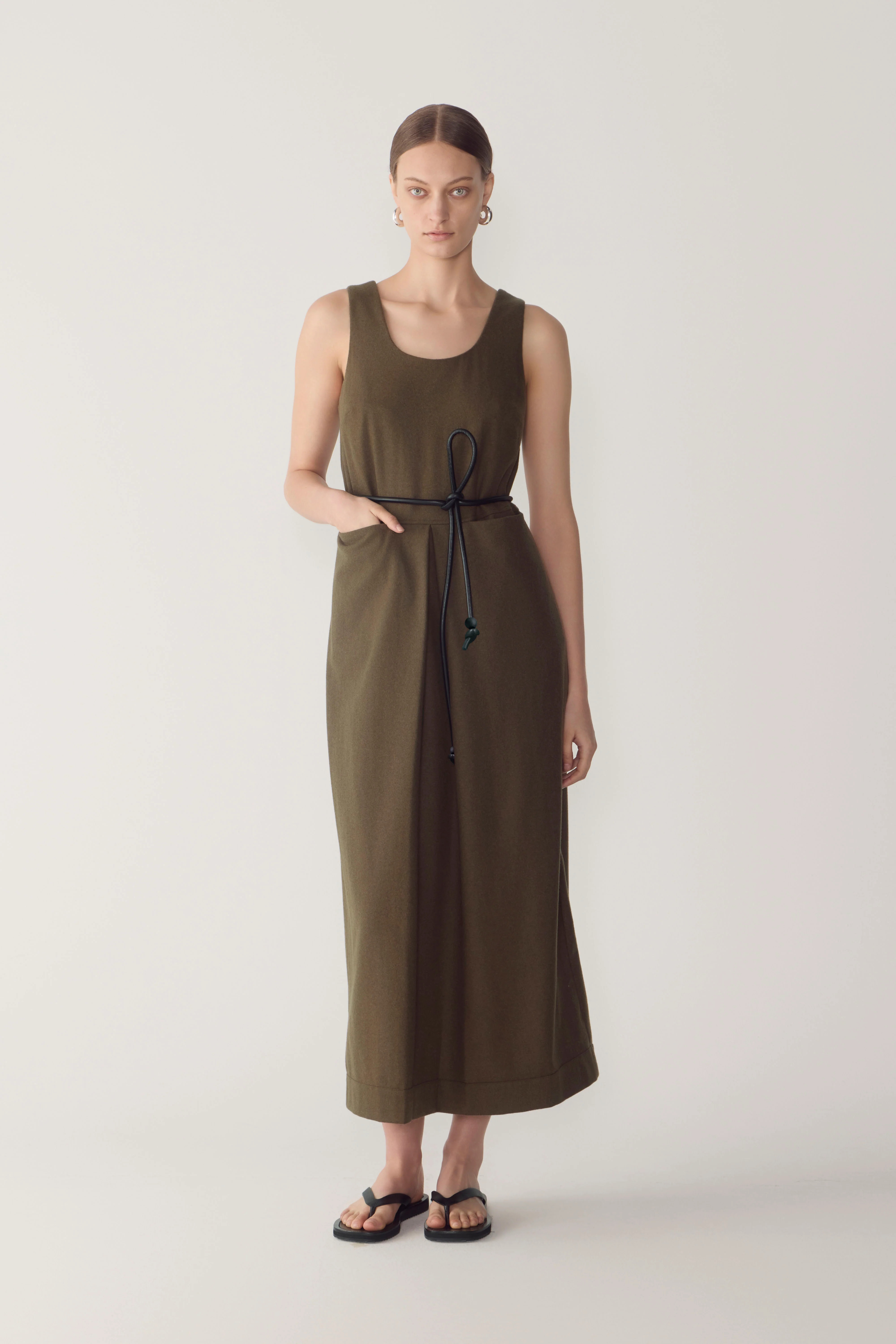 Floss Dress \u2014 Carob Wool Blend | Foemina | Foemina